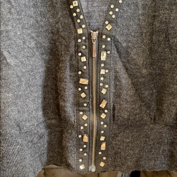 NWT Loft Merino Wool Blend 1/3 Zip Light Sweater - Picture 2 of 8